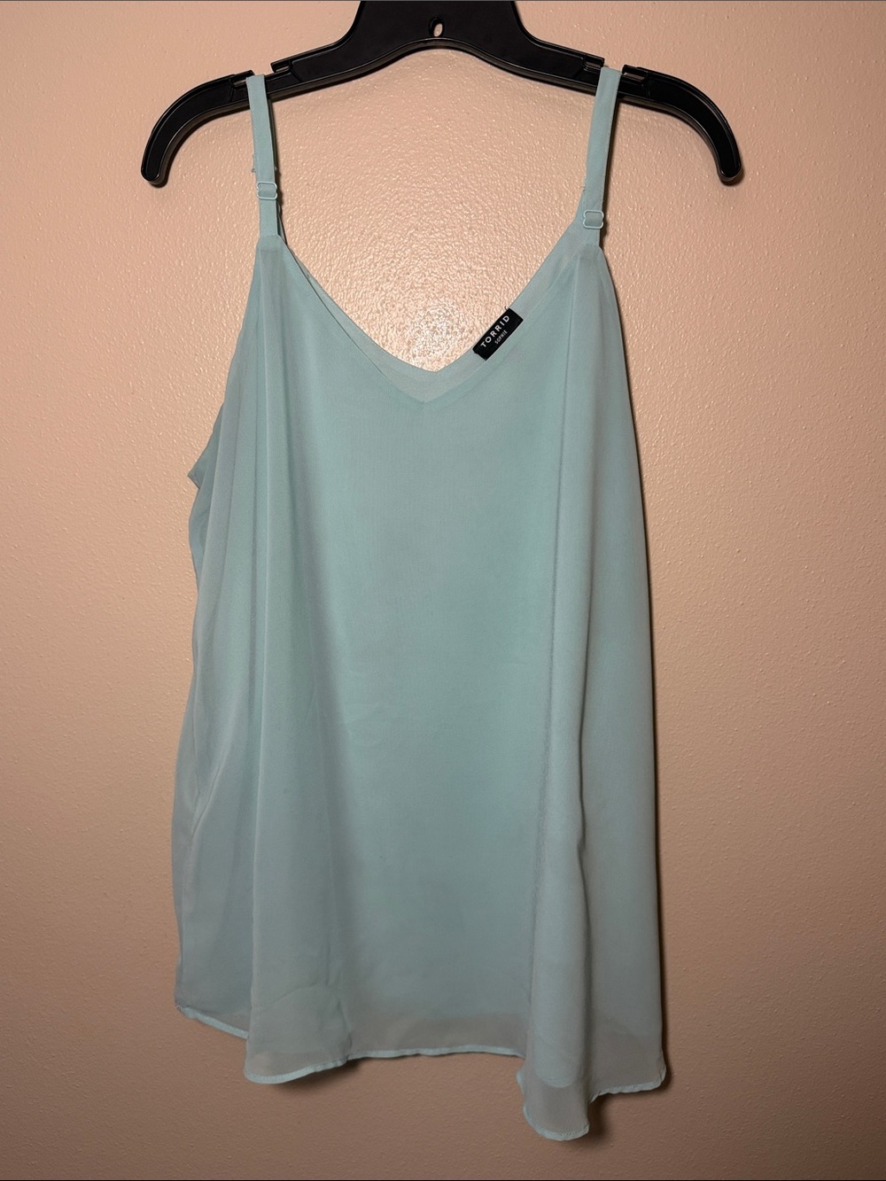 torrid Mint Green V-Neck Adjustable Strap Camisole